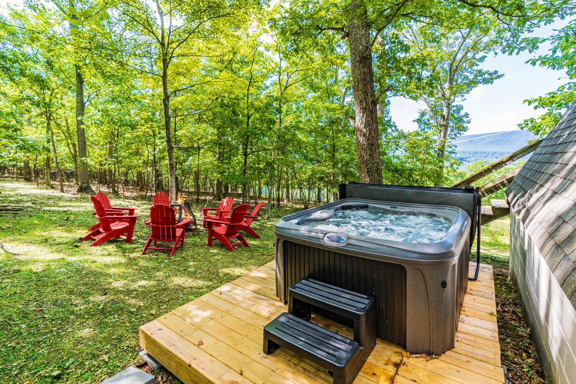 Вилла Great Views! A-Frame W Hot Tub, Grill & Fire Pit Morton Grove Экстерьер фото